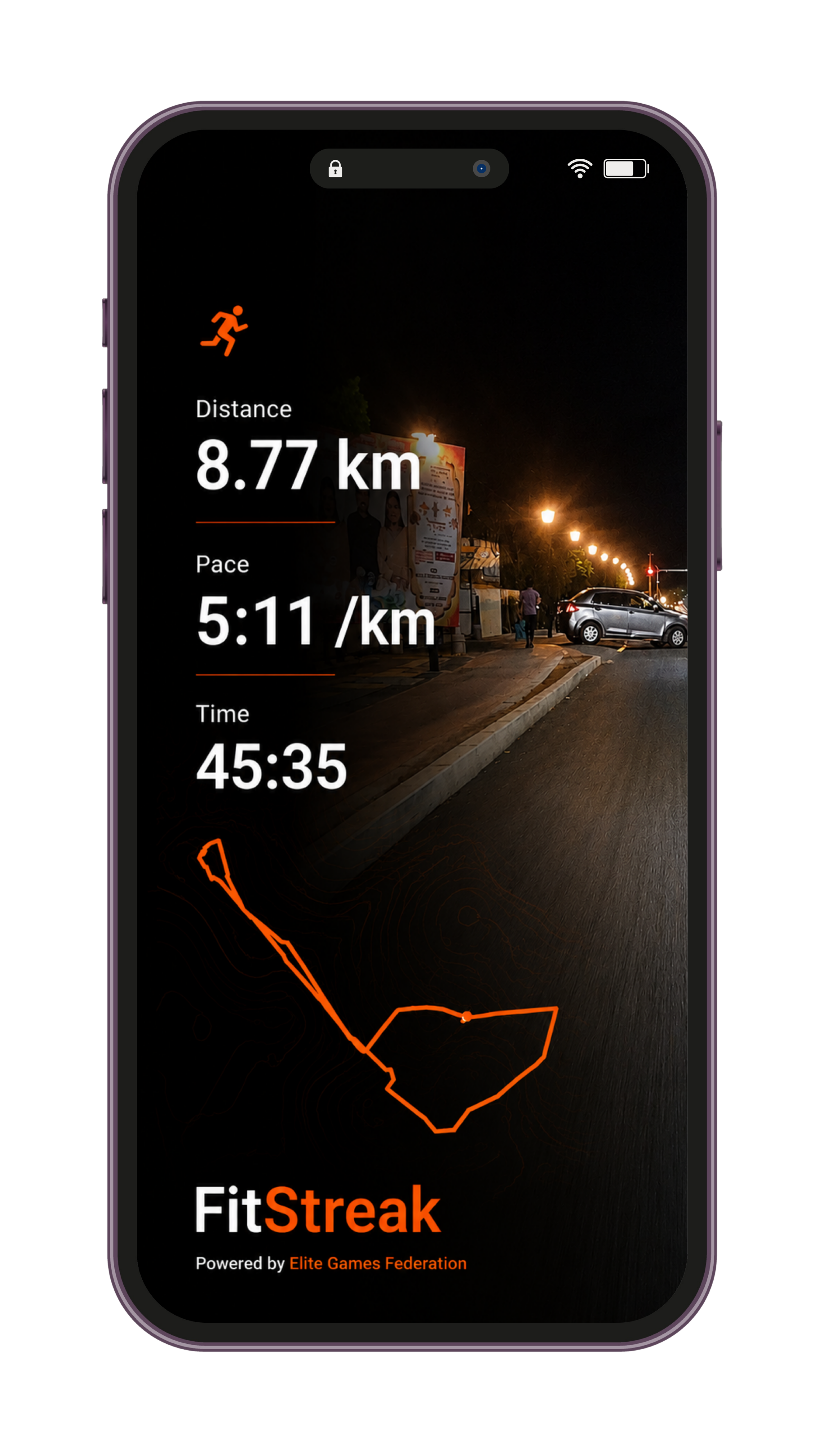 FitStreak Phone Mockup